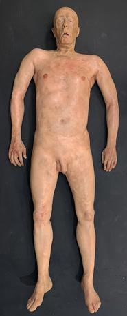 Fully silicone skinned prosthetic dummy