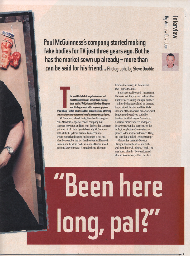 Paul McGuinness magazine interview